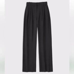 Drapey Lightweight Tailored Wide Leg Pants